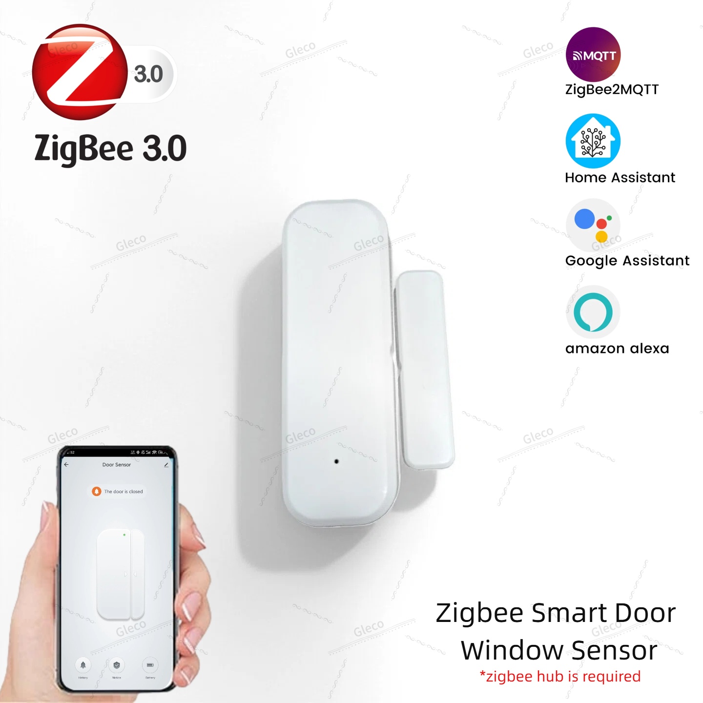 Home Automation Technology - Zigbee Raamdeursensor Detectie Magnetische raamsensor Deur