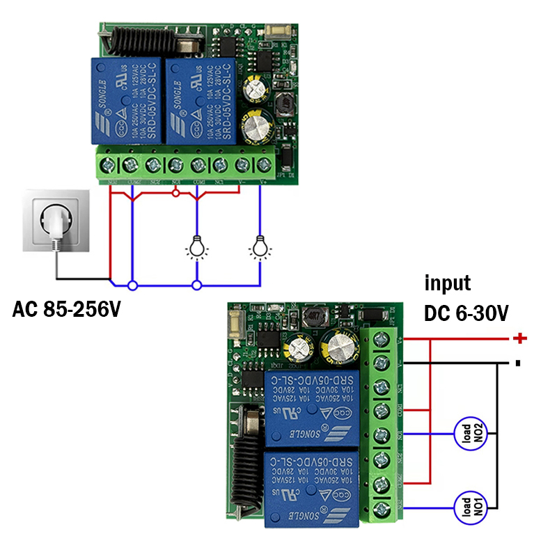 10A Relais-ontvangermodule 433 - 433Mhz Receiver Module recensie en prijs